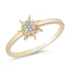Enchanted Disney Fine Jewelry 10K Yellow Gold with Diamond Accent Rapunzel Sun Ring