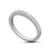Enchanted Disney Fine Jewelry 14K White Gold And 1/4 CTTW Diamond Belle Wedding Band