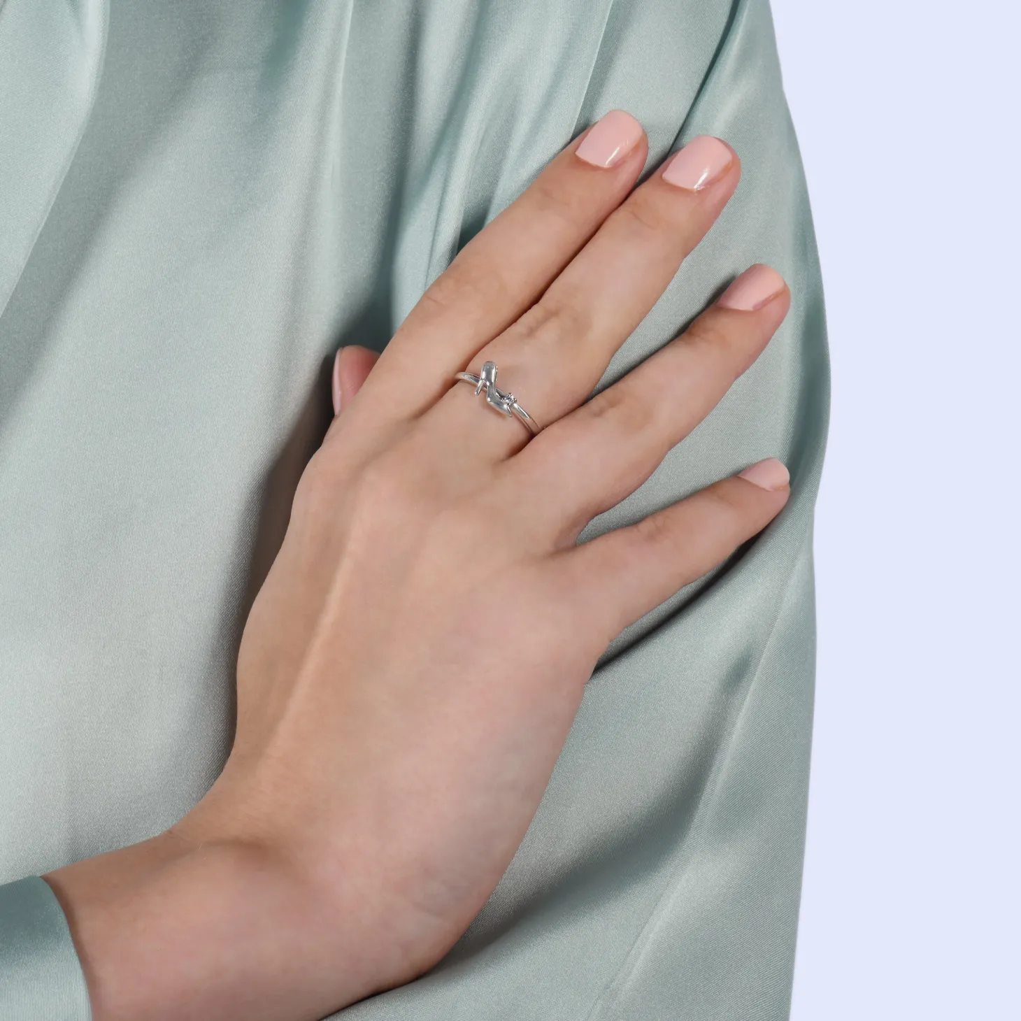 Enchanted Disney Fine Jewelry 10K White Gold with Diamond Accent Cinderella Ring