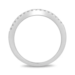 Enchanted Disney Fine Jewelry 10K White Gold 1/6 CTTW Ariel Wedding Ring