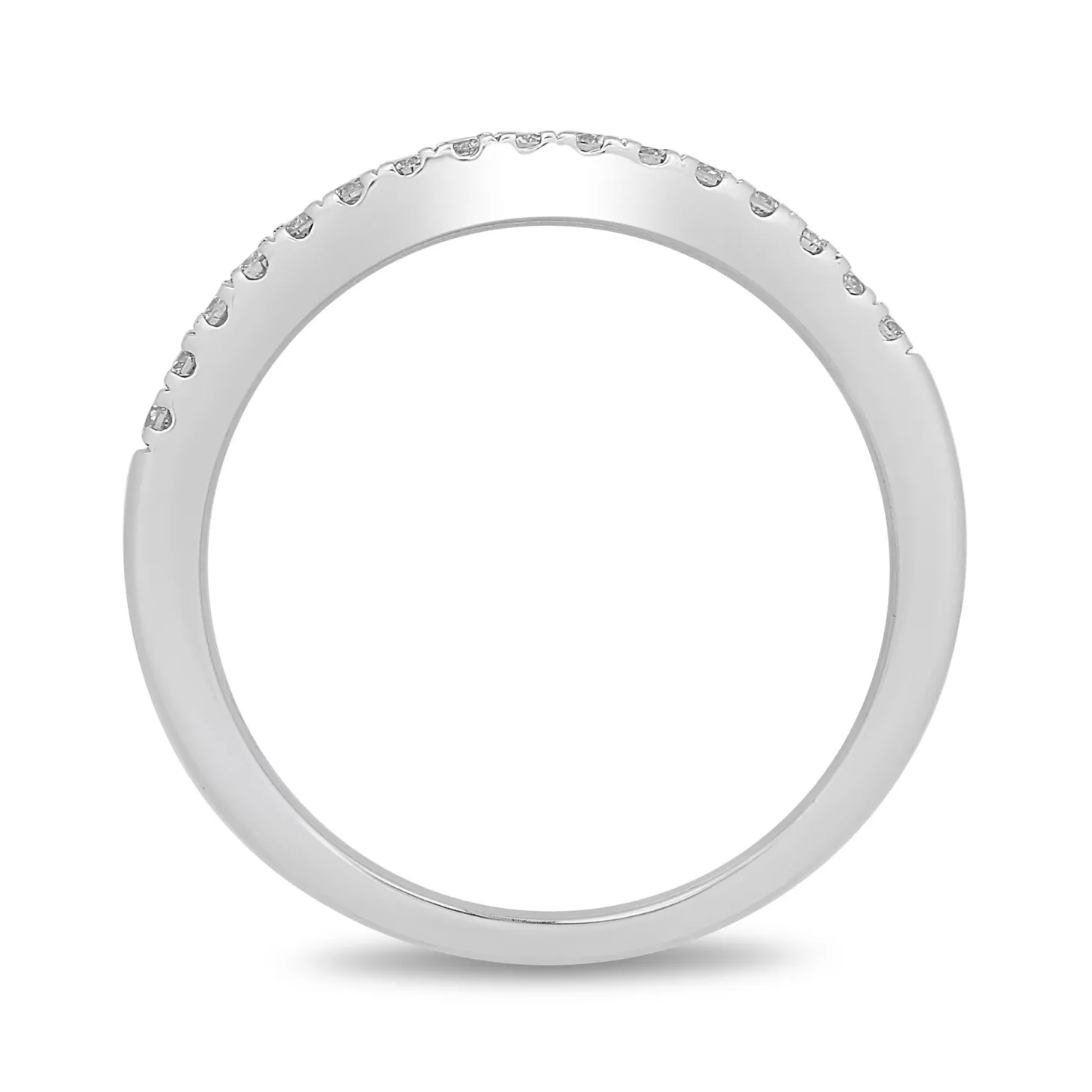 Enchanted Disney Fine Jewelry 10K White Gold 1/6 CTTW Ariel Wedding Ring