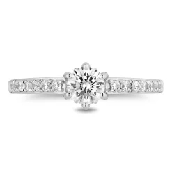 Enchanted Disney Fine Jewelry 14K White Gold with 1 CTTW Diamonds Majestic Princess Bridal Set