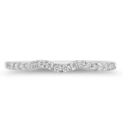 Enchanted Disney Fine Jewelry 14K White Gold with 3/4 CTTW Belle Rose Bridal Set