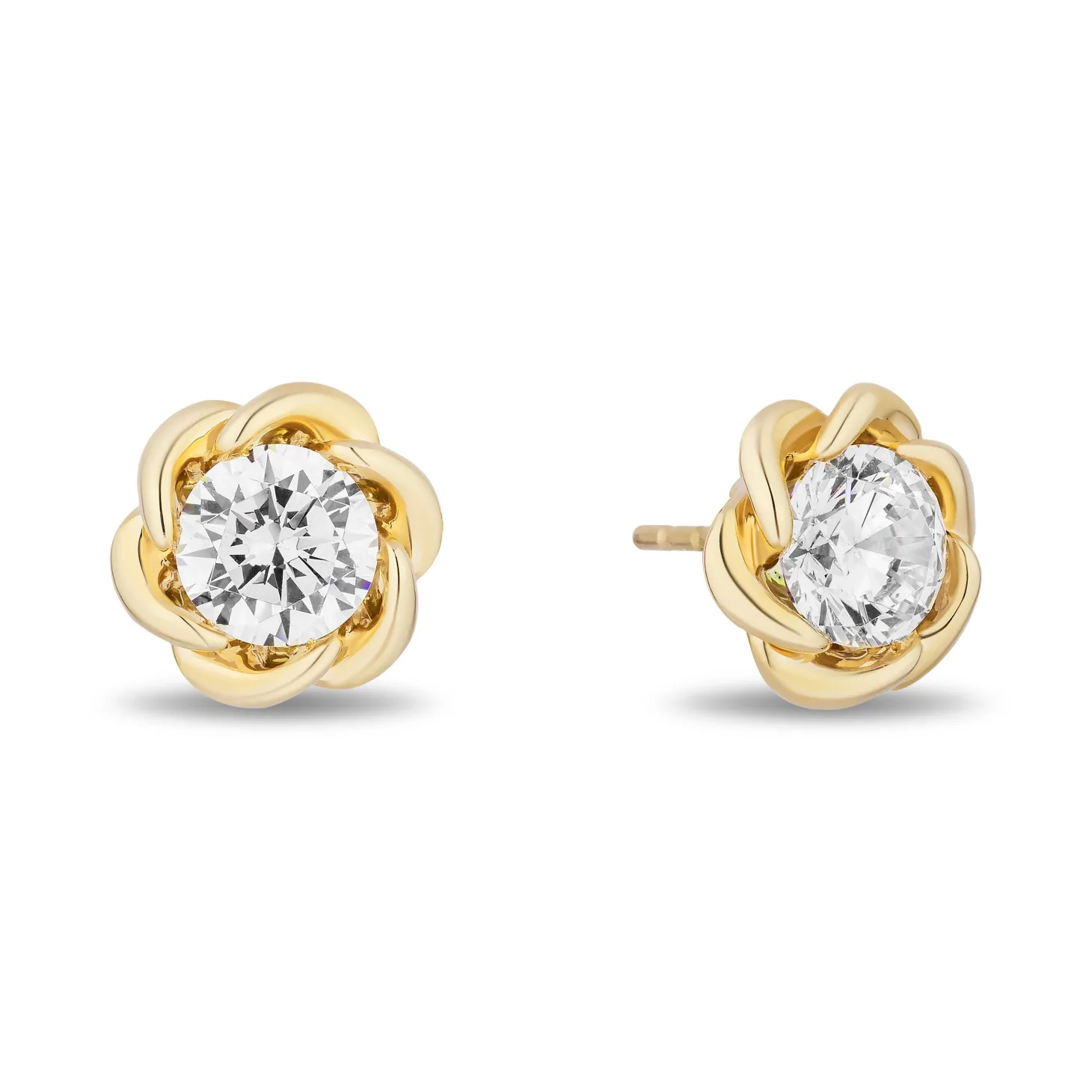 Enchanted Star 2 CTTW Lab Grown Diamond Belle Stud Earrings