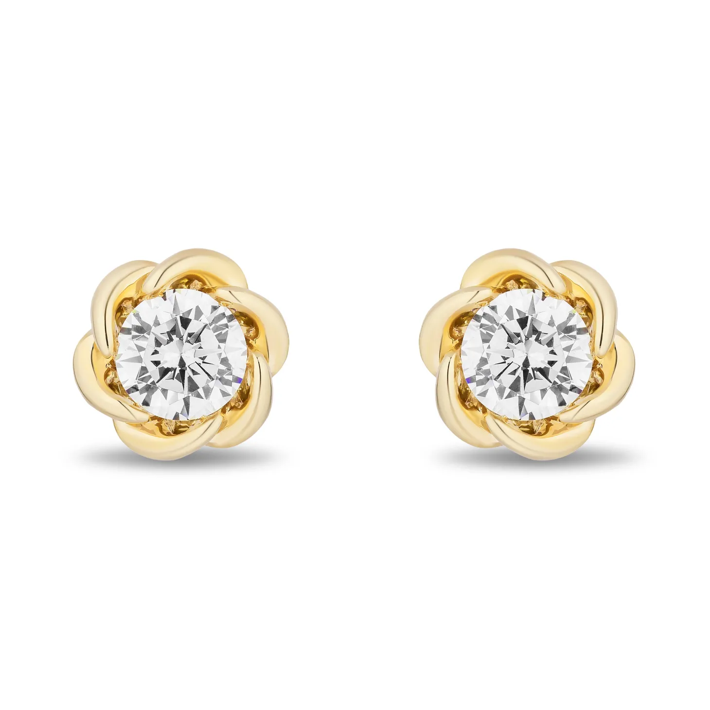 Enchanted Star 2 CTTW Lab Grown Diamond Belle Stud Earrings