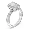 Enchanted Star Lab Grown Diamond 14K Gold Majestic Princess Tapered Shank Engagement Ring