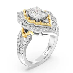 Enchanted Star Lab Grown Diamond Jasmine Arabesque Engagement Ring