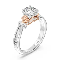 Enchanted Star Lab Grown Diamond 14K Gold Ariel Mermaid Engagement Ring