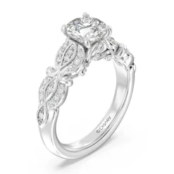 Enchanted Star Lab Grown Diamond Cinderella Carriage Engagement Ring