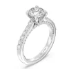 Enchanted Star Lab Grown Diamond 14K Gold Aurora Engagement Ring with Hidden Accent Details