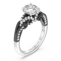 Enchanted Star Lab Grown Diamond 14K Gold Ursula Engagement Ring