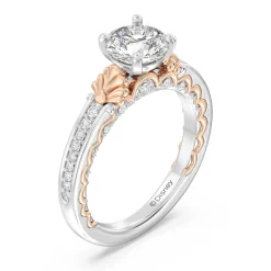 Enchanted Star Lab Grown Diamond 14K Gold Ariel Two-Tone In-Lay Engagement Ring