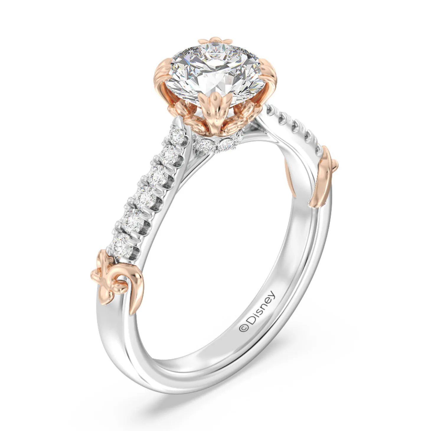 Enchanted Star Lab Grown Diamond 14K Gold Aurora Engagement Ring