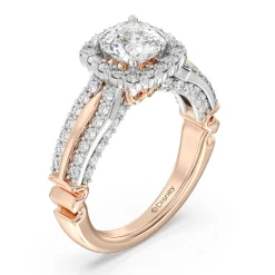 Enchanted Star Lab Grown Diamond Aurora Crown Engagement Ring