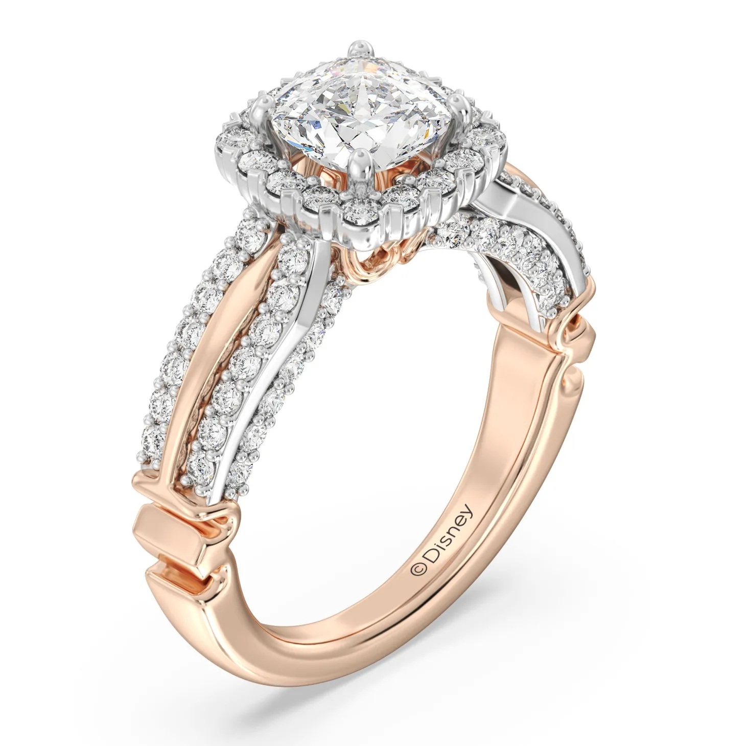Enchanted Star Lab Grown Diamond Aurora Crown Engagement Ring
