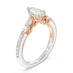 Enchanted Star Lab Grown Diamond 14K Gold Jasmine Three Prong Engagement Ring