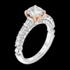Enchanted Star Lab Grown Diamond 14K Gold Aurora Crown Engagement Ring