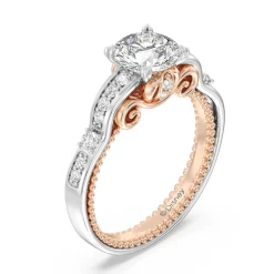 Enchanted Star Lab Grown Diamond 14K Gold Cinderella Carriage Engagement Ring