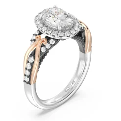 Enchanted Star Lab Grown Diamond 14K Gold Ursula Halo Engagement Ring