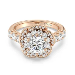 Enchanted Star Lab Grown Diamond Belle Rose Engagement Ring