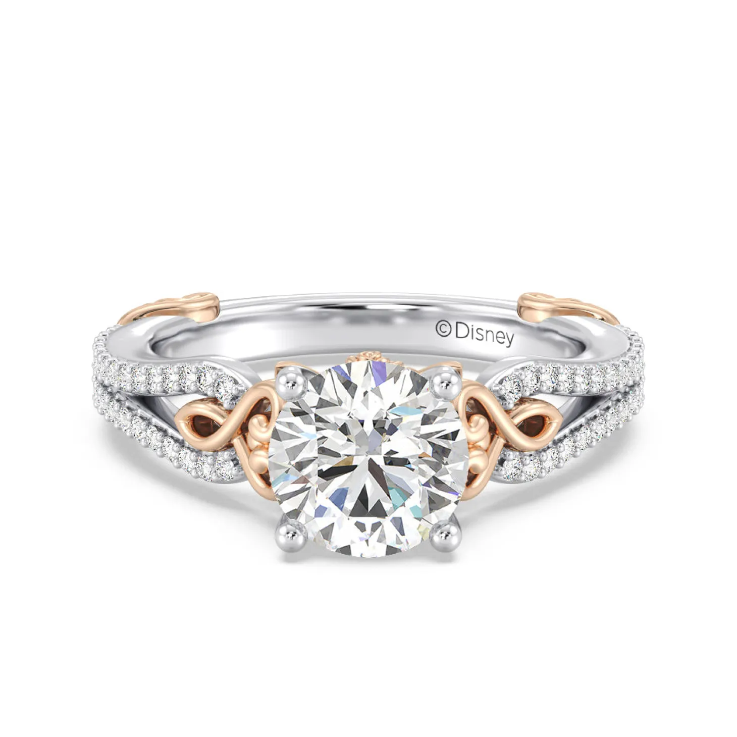 Enchanted Star Lab Grown Diamond 14K Gold Belle Vintage Engagement Ring