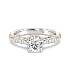 Enchanted Star Lab Grown Diamond 14K Gold Belle Rose Engagement Ring