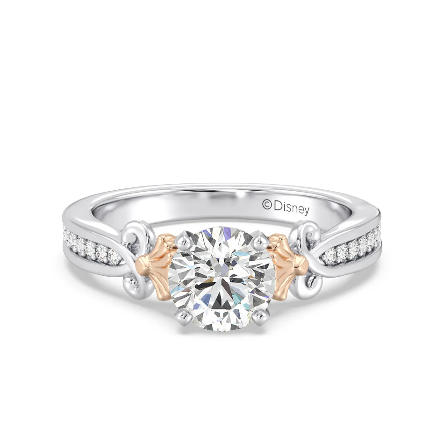 Enchanted Star Lab Grown Diamond 14K Gold Ariel Mermaid Engagement Ring