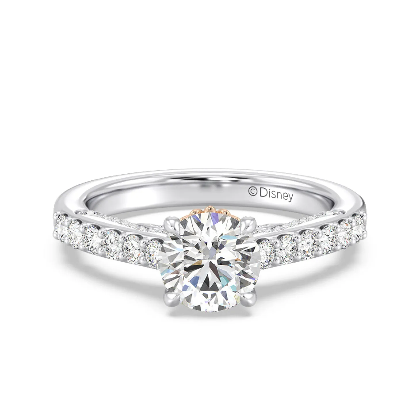 Enchanted Star Lab Grown Diamond 14K Gold Ariel Filigree Engagement Ring