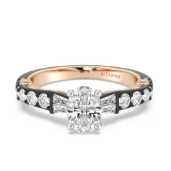 Enchanted Star Lab Grown Diamond 14K Gold Evil Queen Engagement Ring