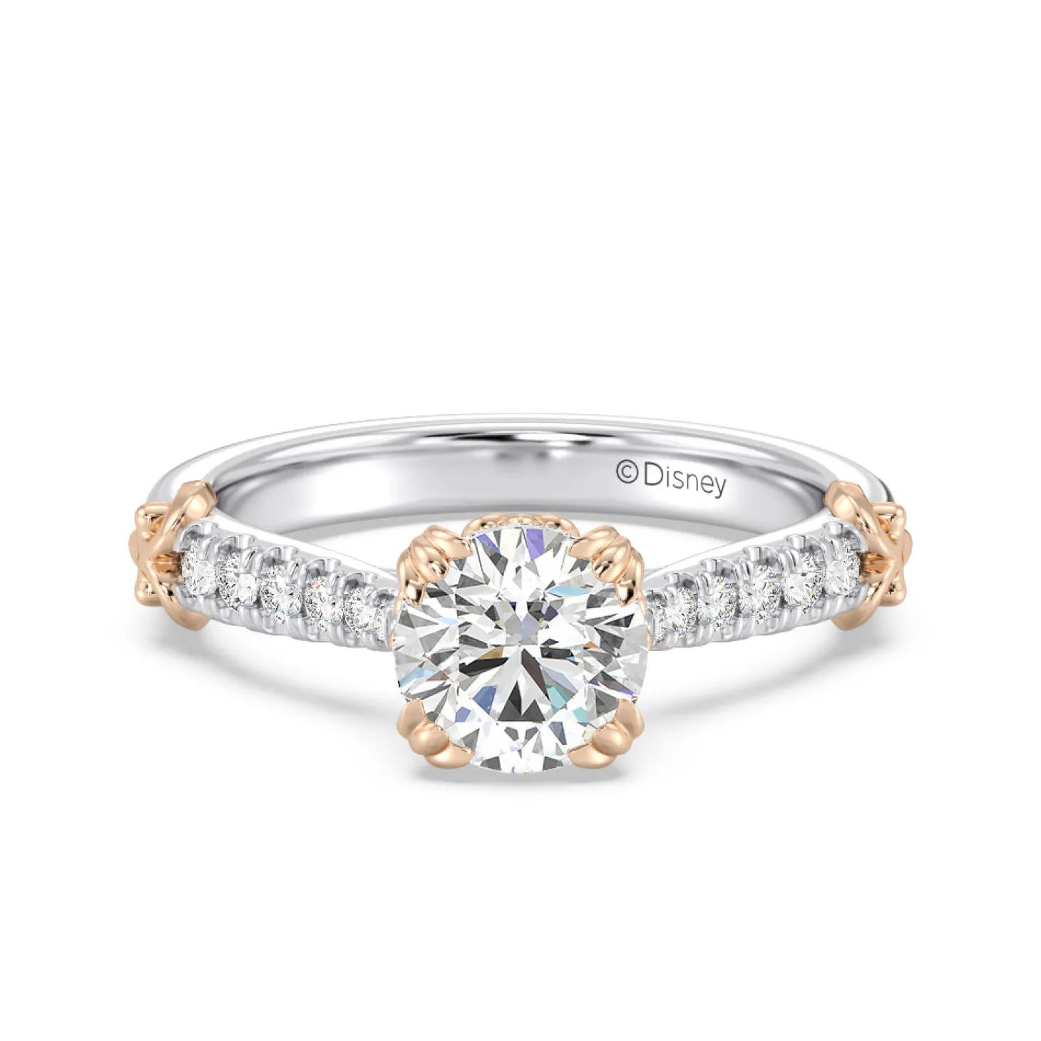 Enchanted Star Lab Grown Diamond 14K Gold Aurora Engagement Ring