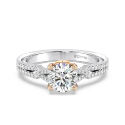Enchanted Star Lab Grown Diamond 14K Gold Aurora Crown Engagement Ring