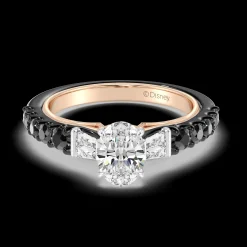 Enchanted Star Lab Grown Diamond 14K Gold Evil Queen Two Tone Engagement Ring