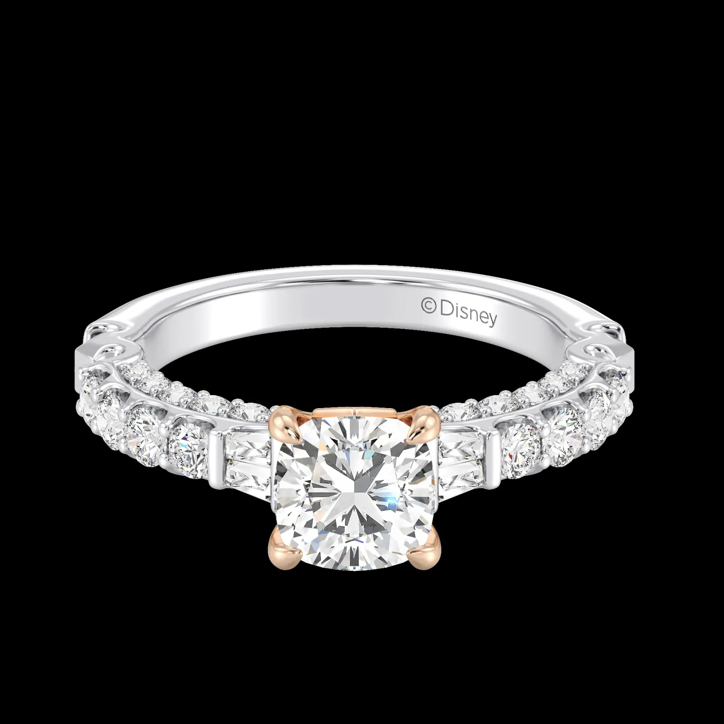 Enchanted Star Lab Grown Diamond 14K Gold Aurora Crown Engagement Ring