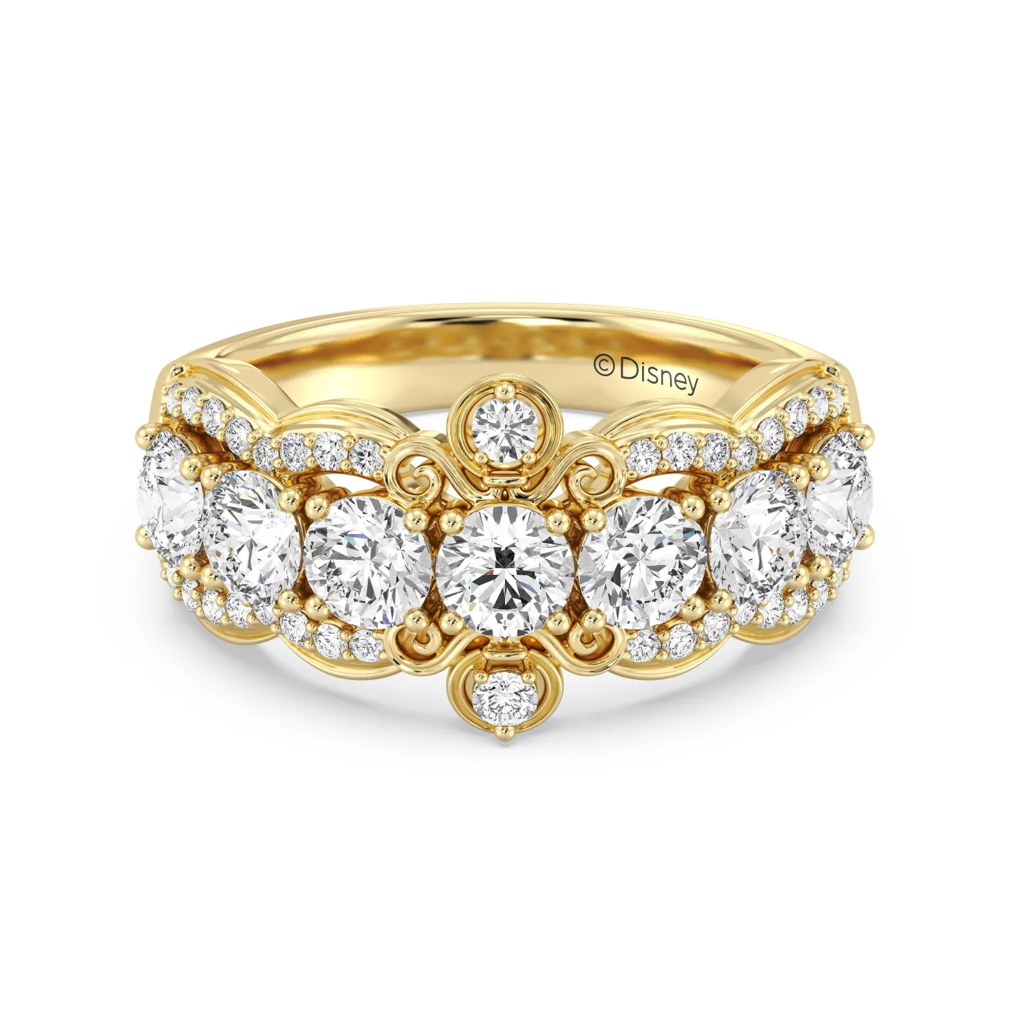 Enchanted Star Lab Grown Diamonds Cinderella Anniversary Band