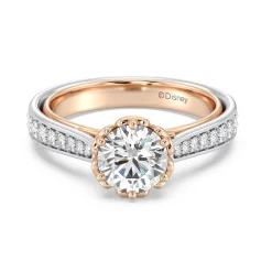 Enchanted Star Lab Grown Diamond Belle Rose Engagement Ring