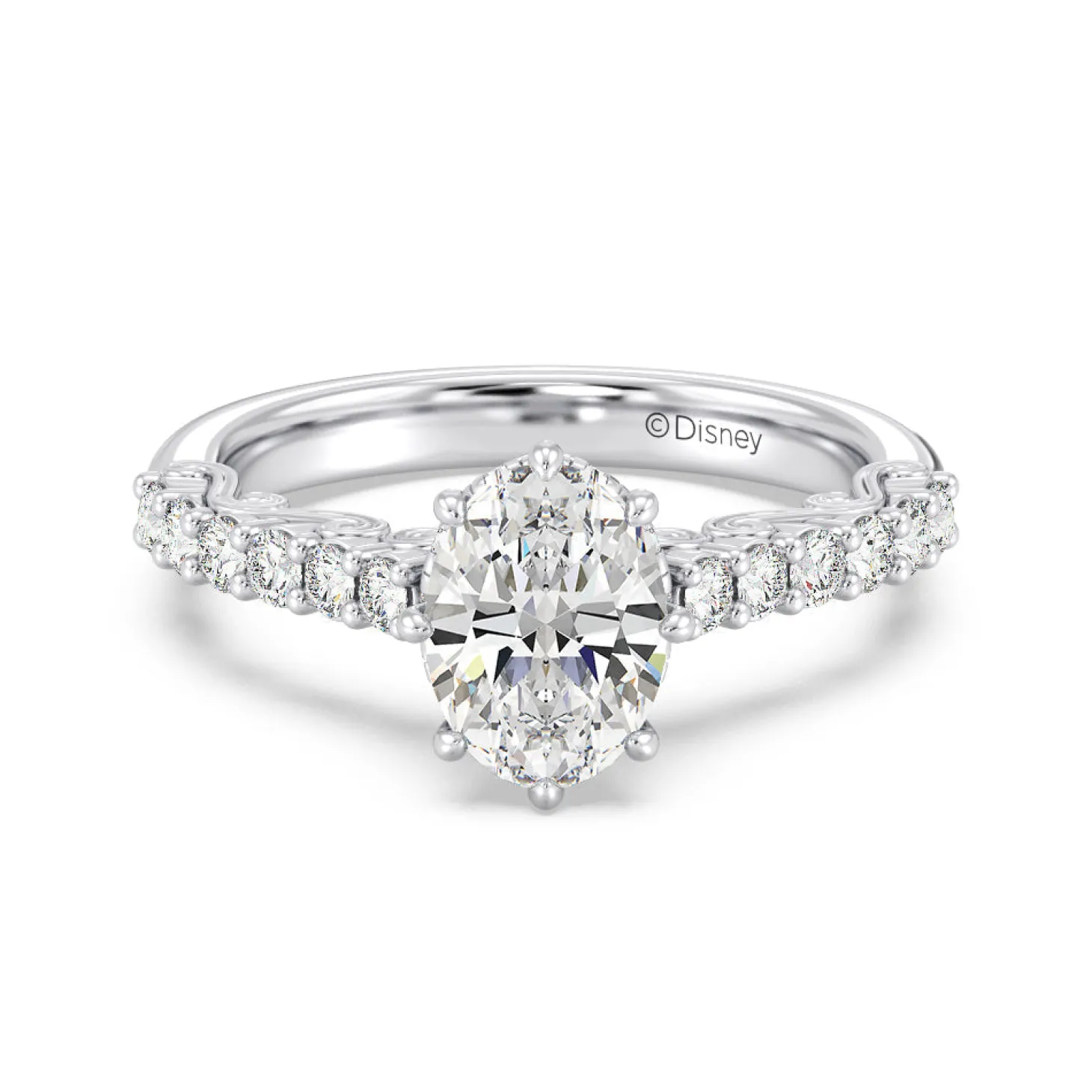 Enchanted Star Lab Grown Diamond 14K Gold Cinderella Filigree Engagement Ring