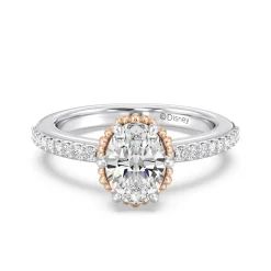 Enchanted Star Lab Grown Diamond 14K Gold Ariel Seashell Basket Engagement Ring