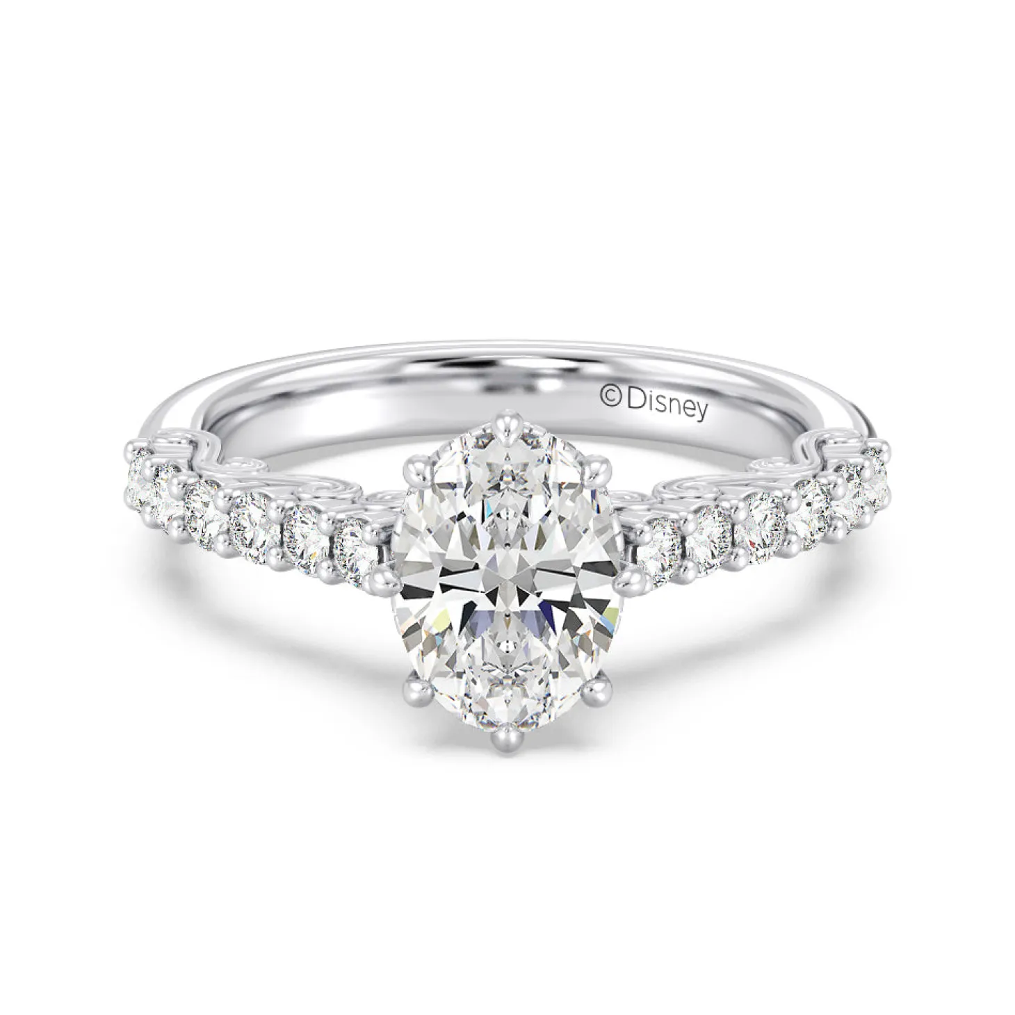 Enchanted Star Lab Grown Diamond 14K Gold Cinderella Filigree Engagement Ring