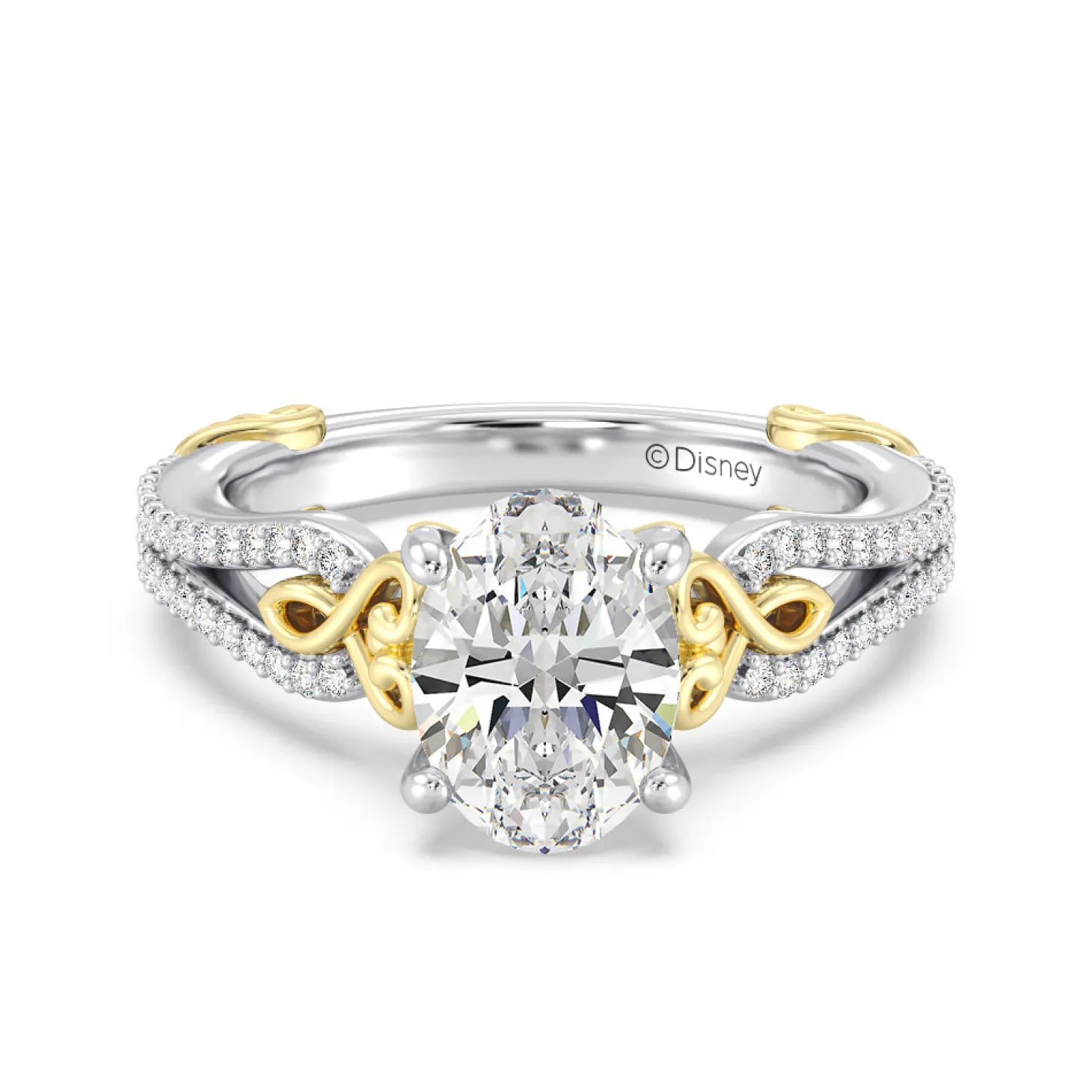 Enchanted Star Lab Grown Diamond 14K Gold Belle Vintage Engagement Ring