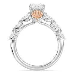 Enchanted Star Lab Grown Diamond 14K Gold Ariel Seashell Engagement Ring