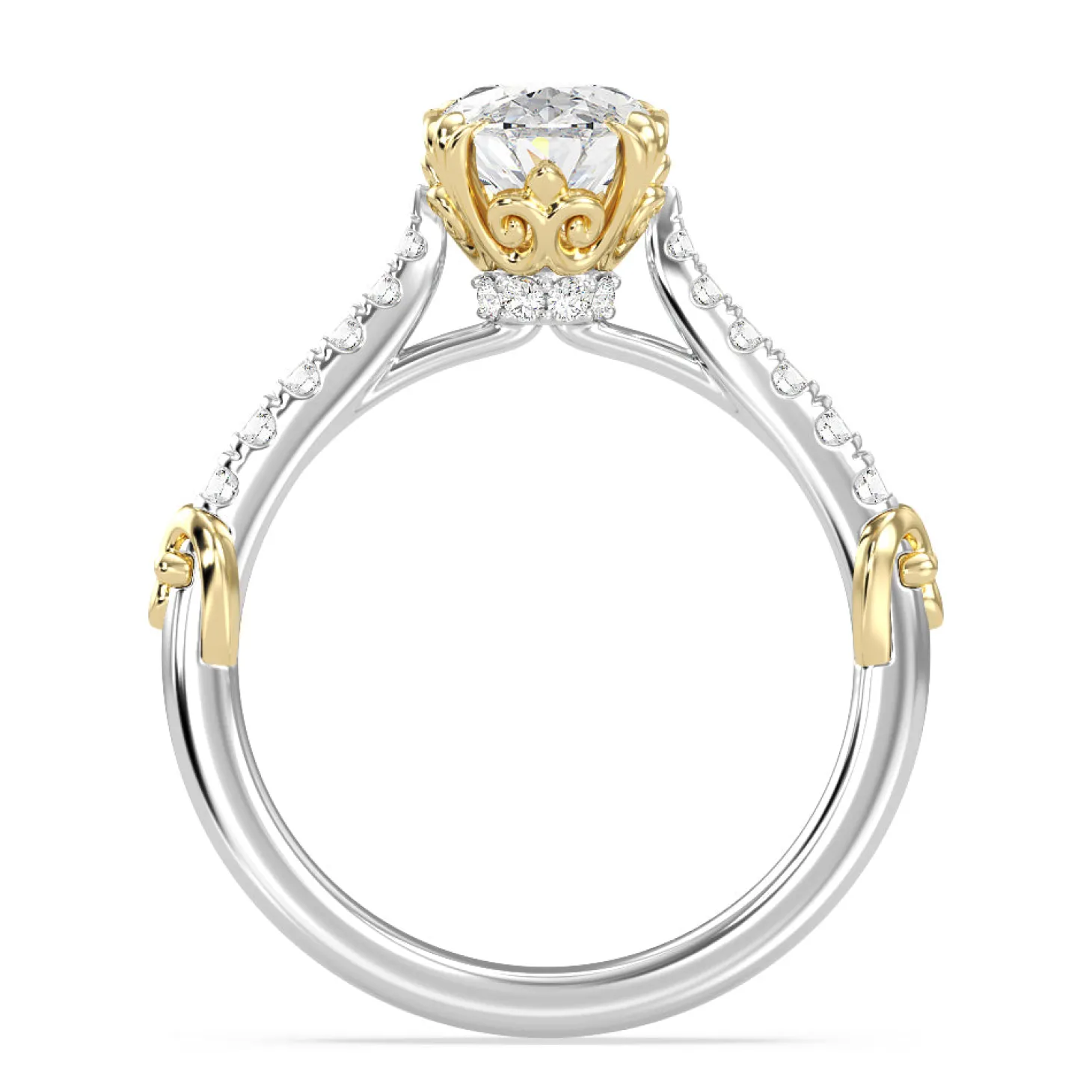 Enchanted Star Lab Grown Diamond 14K Gold Aurora Engagement Ring