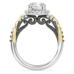 Enchanted Star Lab Grown Diamond 14K Gold Ursula Halo Engagement Ring