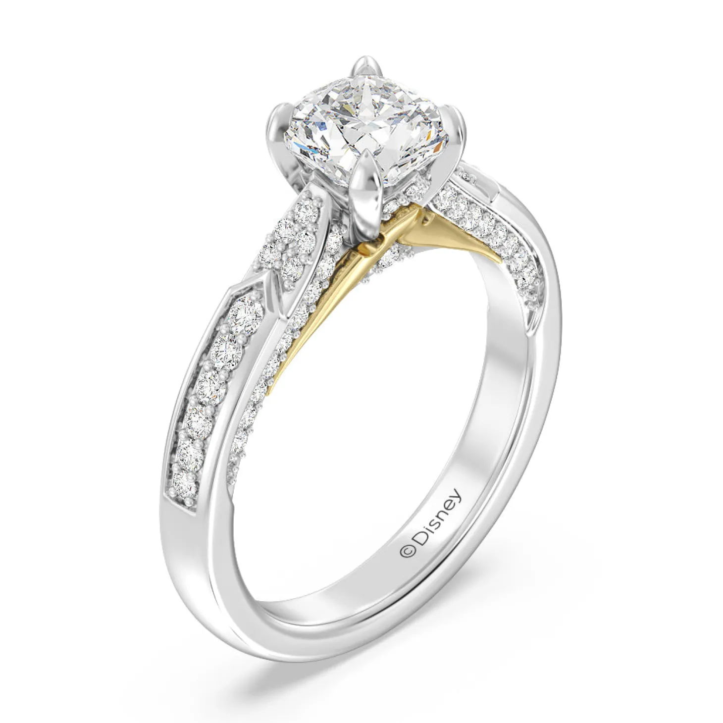 Enchanted Star Lab Grown Diamond 14K Gold Aurora Engagement Ring