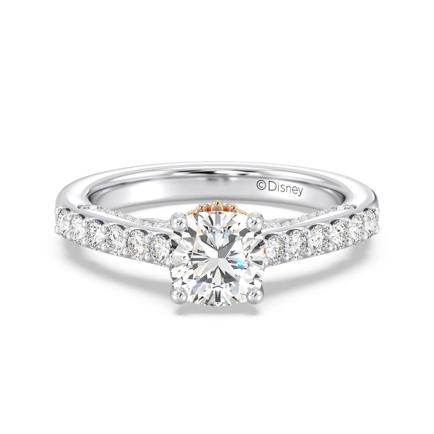 Enchanted Star Lab Grown Diamond 14K Gold Ariel Filigree Engagement Ring