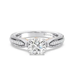 Enchanted Star Lab Grown Diamond 14K Gold Belle Rose Engagement Ring