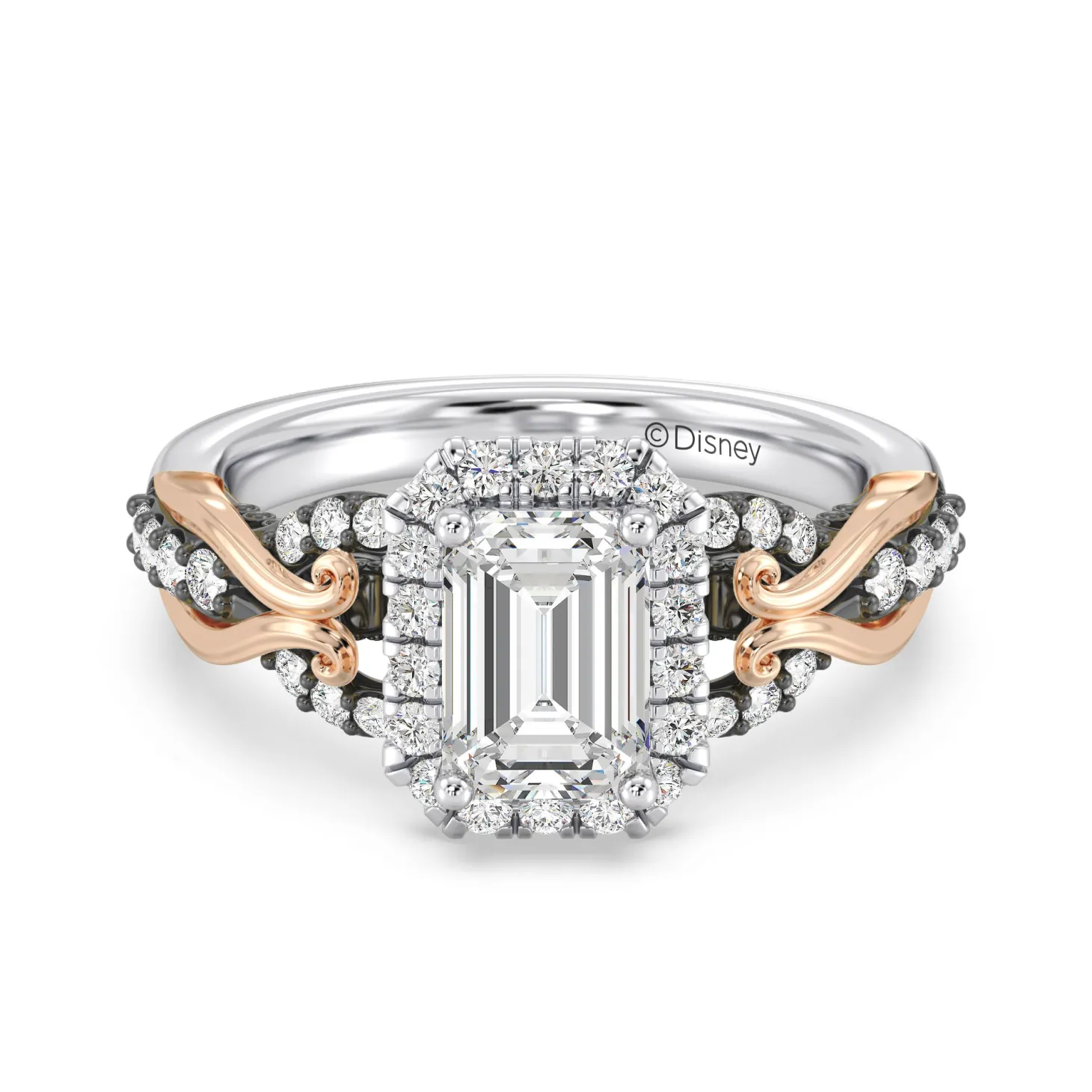 Enchanted Star Lab Grown Diamond 14K Gold Ursula Halo Engagement Ring