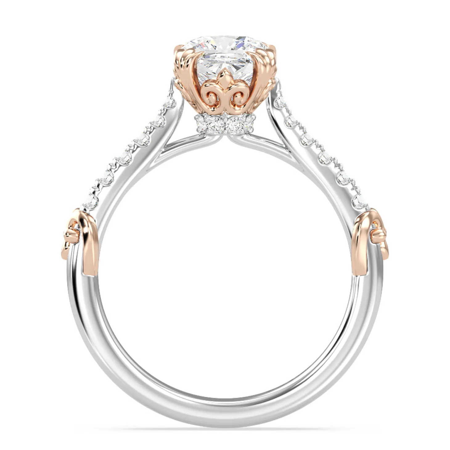 Enchanted Star Lab Grown Diamond 14K Gold Aurora Engagement Ring