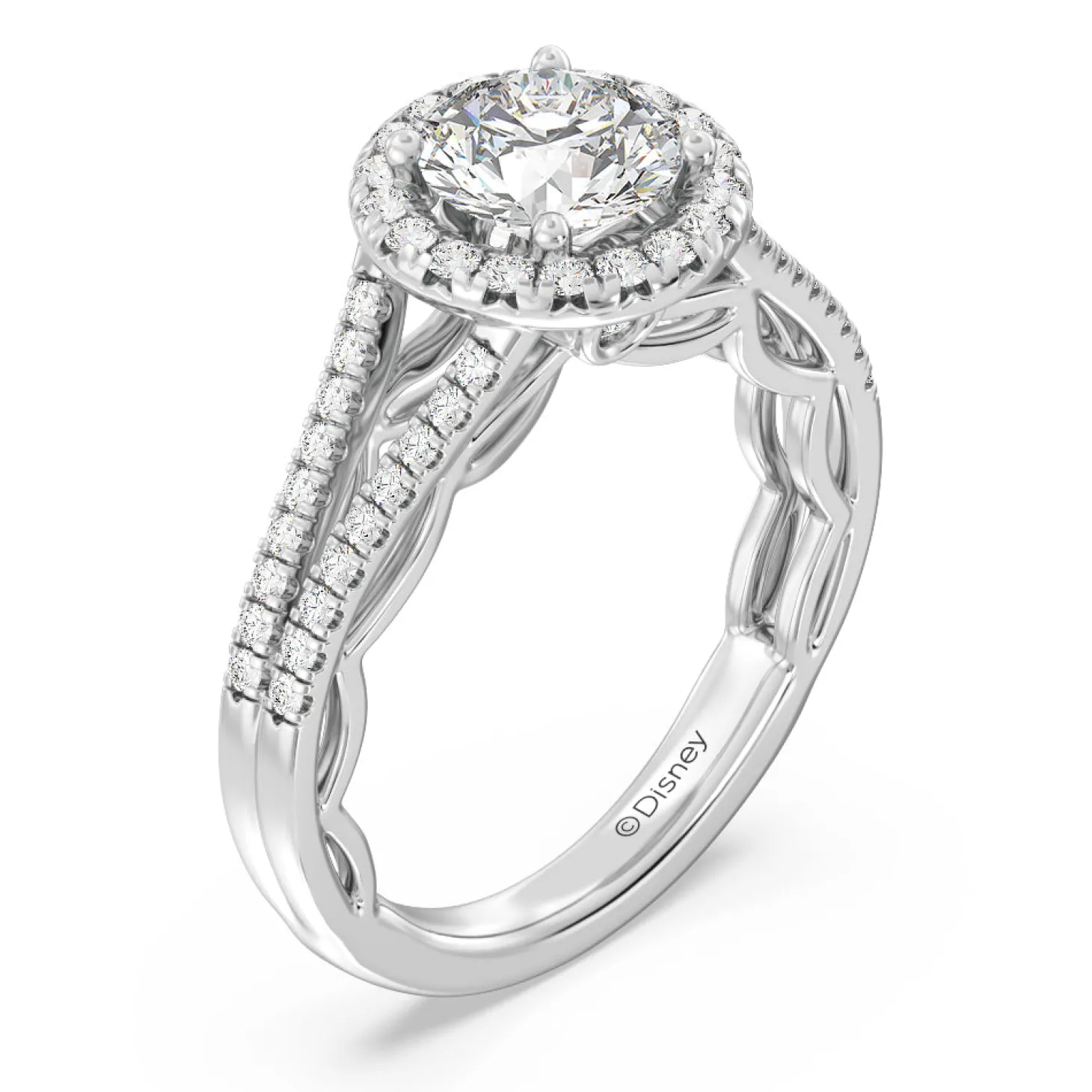 Enchanted Star Lab Grown Diamond 14K Gold Cinderella Engagement Ring Set