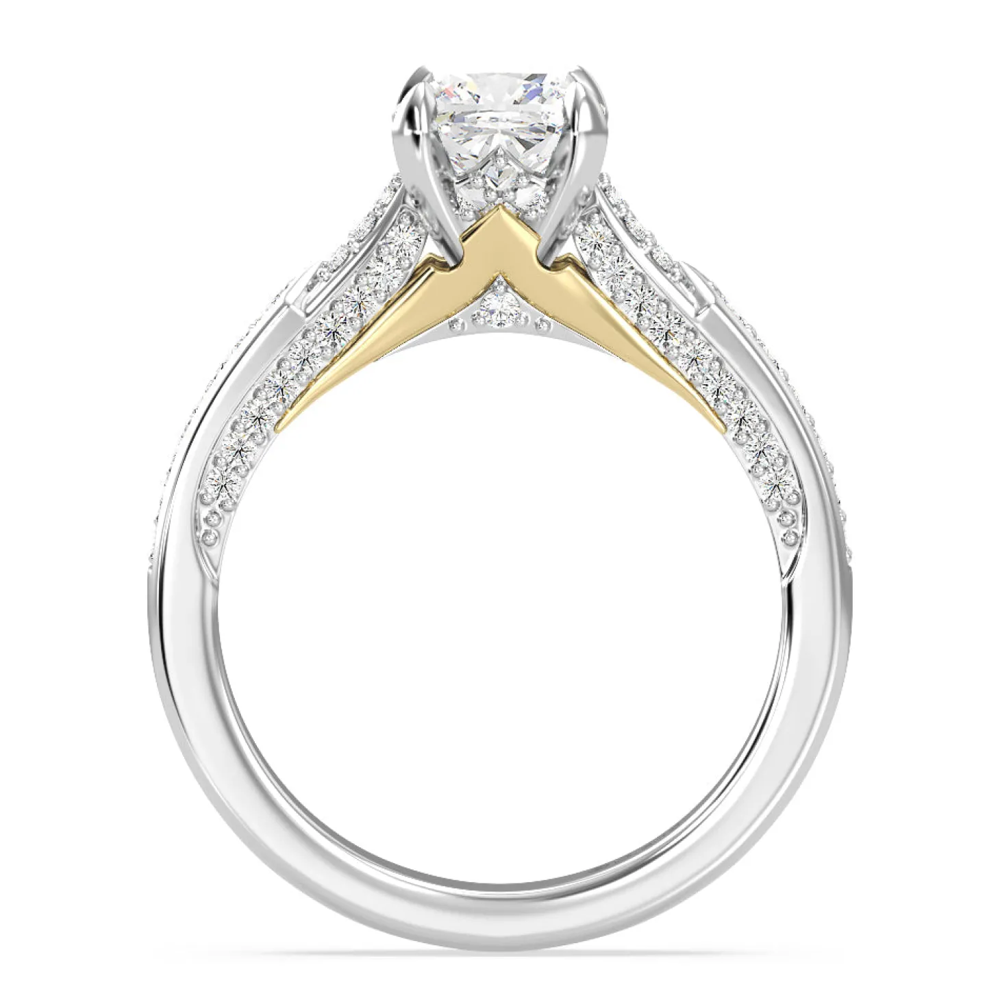 Enchanted Star Lab Grown Diamond 14K Gold Aurora Engagement Ring