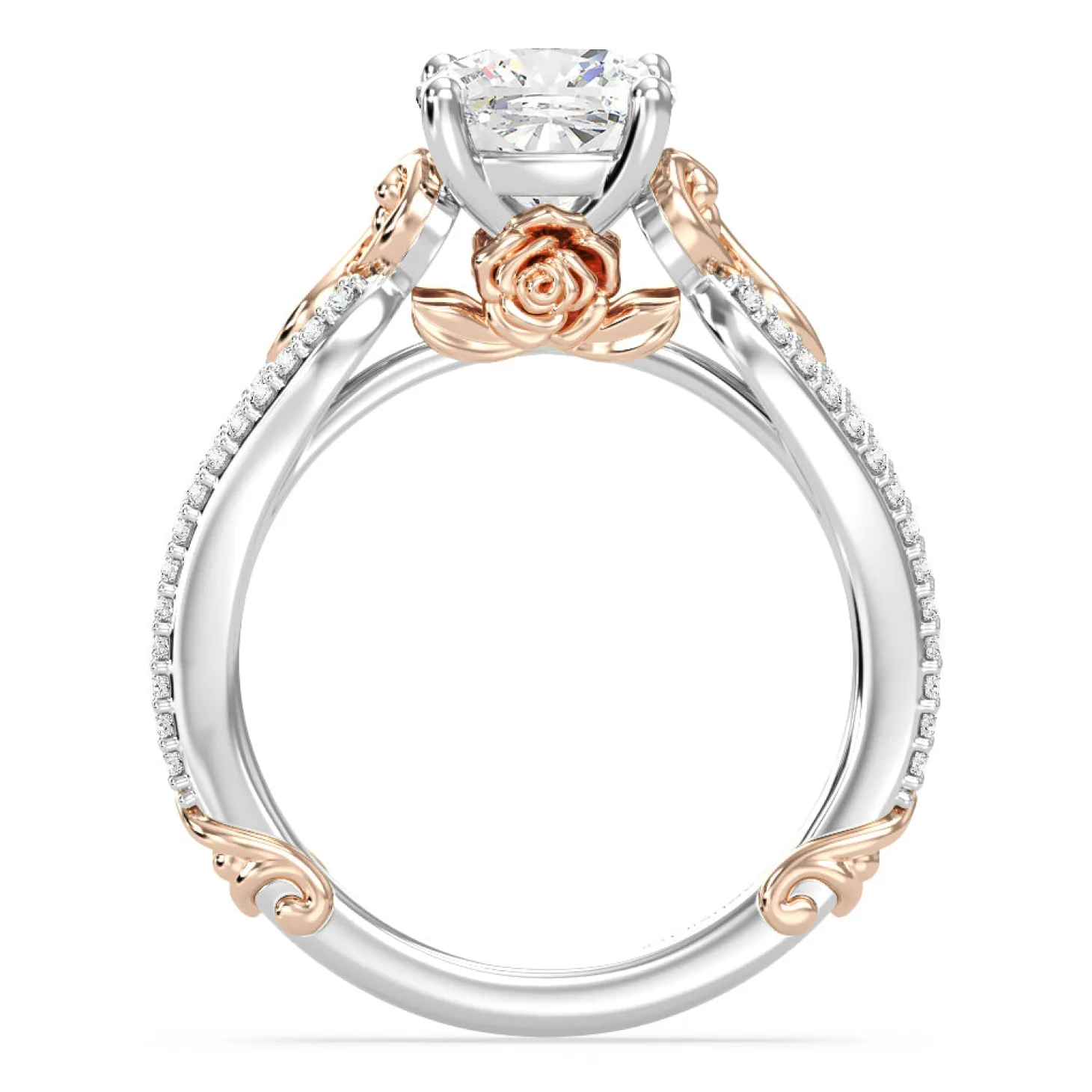 Enchanted Star Lab Grown Diamond 14K Gold Belle Vintage Engagement Ring